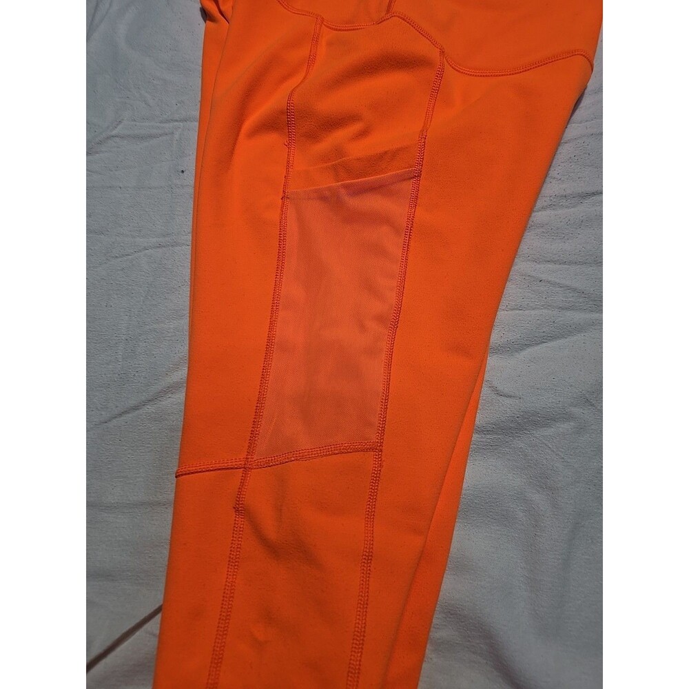 NWT- Fabletics Define PowerHold® High-Waisted 7/8 Legging Passion Orange-Size M - Picture 14 of 16
